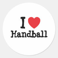 I love Handball heart custom personalized