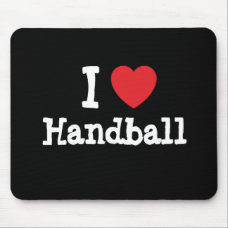 I love Handball heart custom personalized Mouse Pad