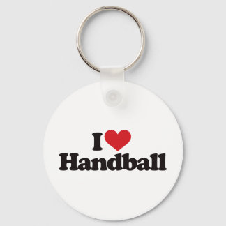 I Love Handball Keychain