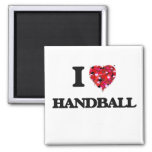 I Love Handball Magnet at Zazzle
