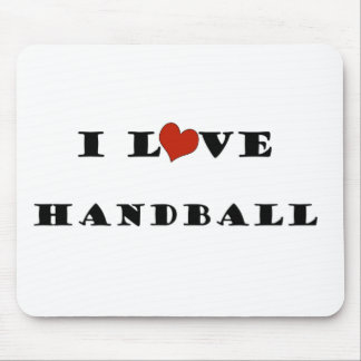 I Love Handball.png Mouse Pad
