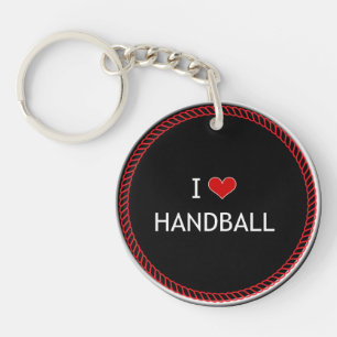 I Love Handball, popular design Keychain