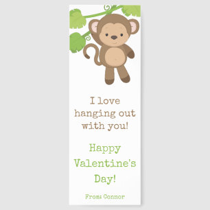 I love hanging out with you! Valentine Bookmark