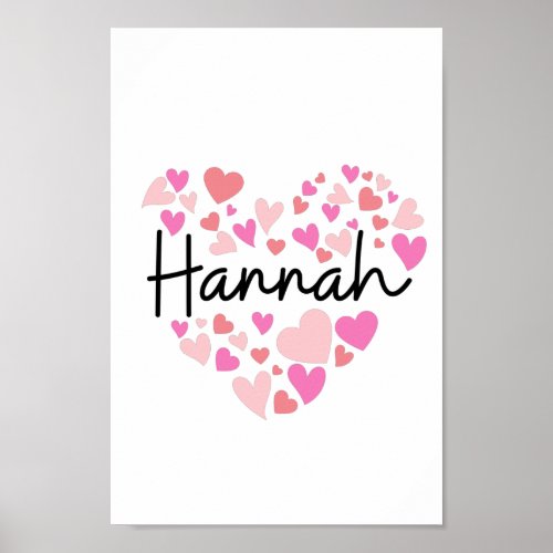 I love Hannah Poster
