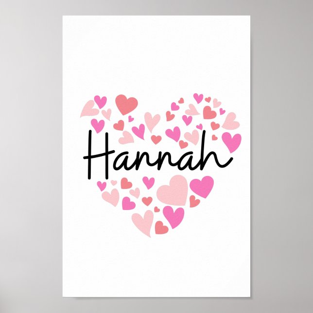 I love Hannah Poster (Front)
