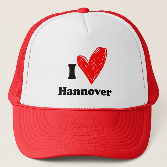 I love Hannover Trucker Hat (Front)