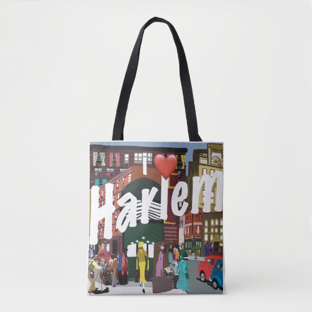 I LOVE Harlem Tote Bag (Front)