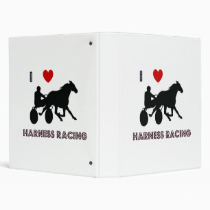 I Love Harness Racing Binder