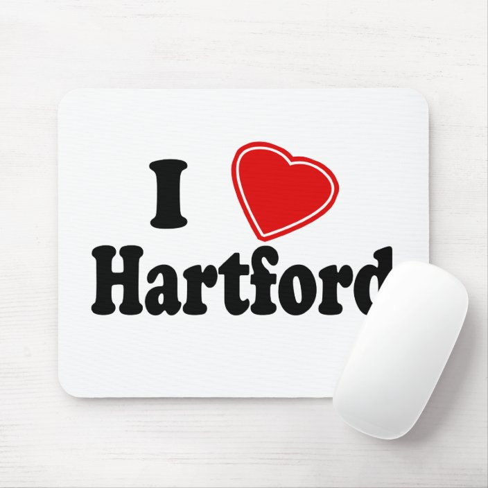 I Love Hartford Mousepad
