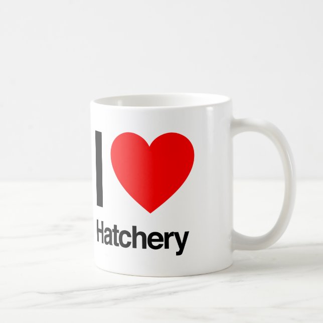 i love hatchery coffee mug (Right)