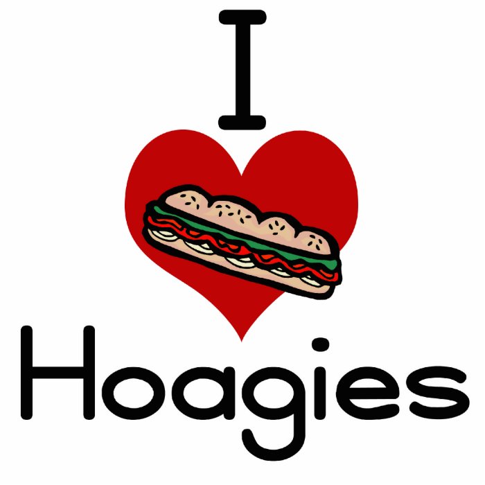 I love hate hoagies photo cutouts