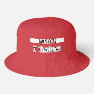 I LOVE HATERS BUCKET HAT