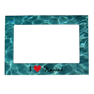 I Love Hawaii Magnetic Frame