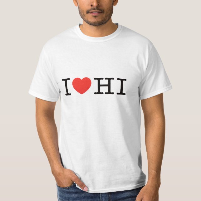 I LOVE HAWAII T-Shirt (Front)