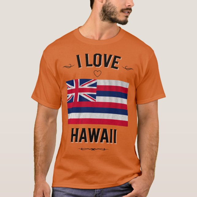 I Love Hawaii T-Shirt (Front)