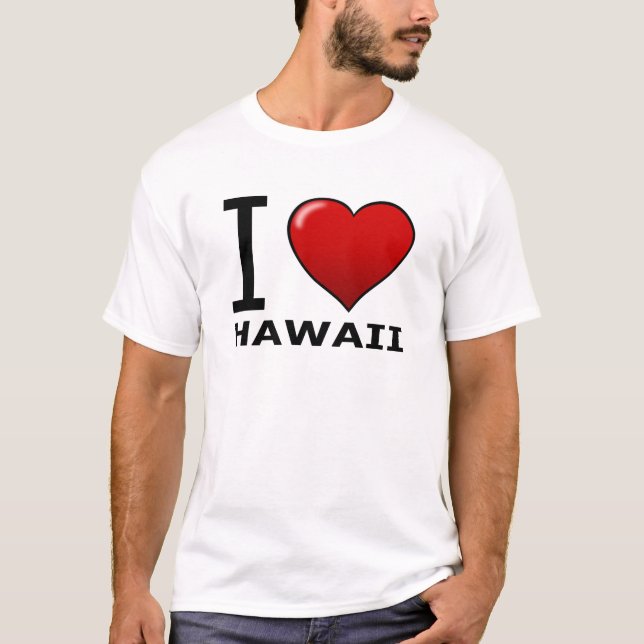 I LOVE HAWAII T-Shirt (Front)