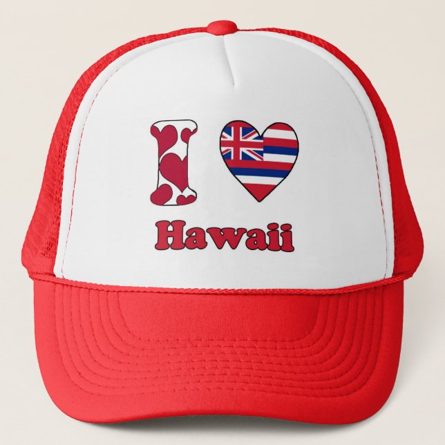 I love Hawaii Trucker Hat (Front)