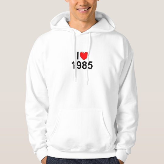 I Love (Heart) 1985 Hoodie