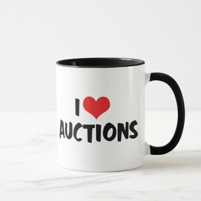 I Love Heart Auctions Mug (Right)