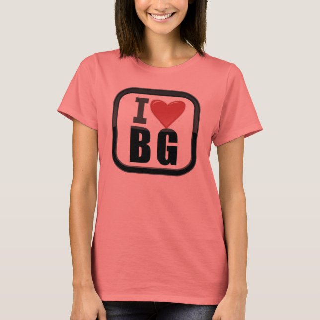 I LOVE/HEART BG  RINGER TEE (Front)