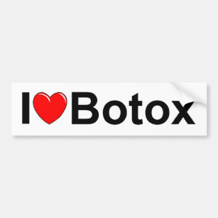 I Love (Heart) Botox Bumper Sticker