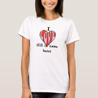 I *LOVE heart* boyfriend T-Shirt