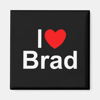 I Love (Heart) Brad Magnet