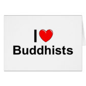 I Love (Heart) Buddhists (Front Horizontal)