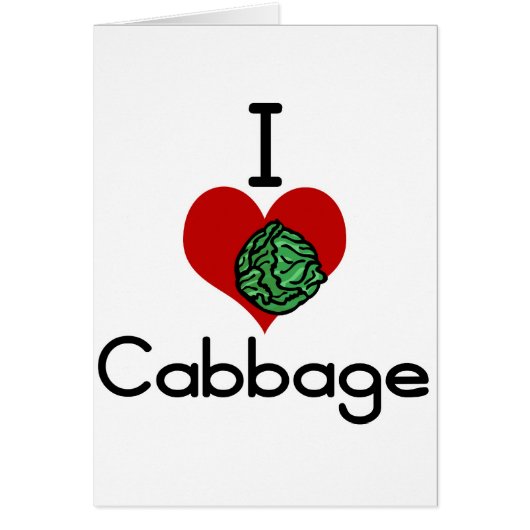 I love-heart cabbage (Front)