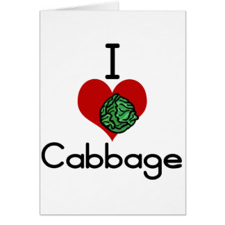 I love-heart cabbage cards