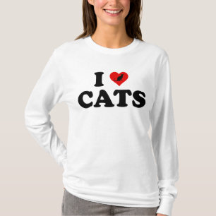 I Love (Heart) Cats T-Shirt