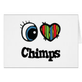 I Love (Heart) Chimps (Front Horizontal)