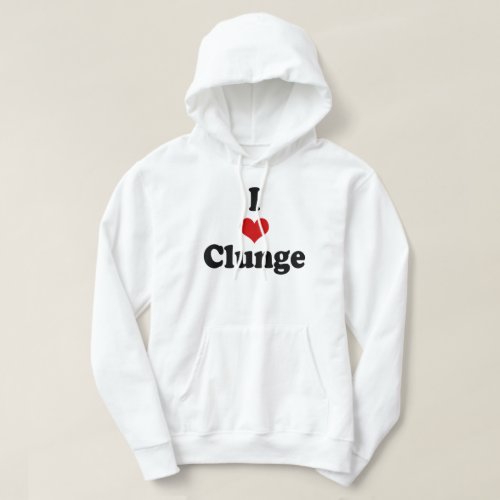 I LOVE HEART CLUNGE HOODIE