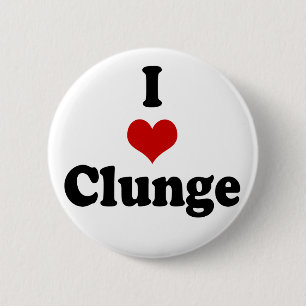 I LOVE {HEART} CLUNGE PINBACK BUTTON