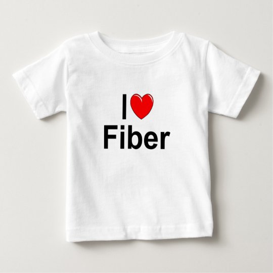 I Love (Heart) Fiber Baby T-Shirt