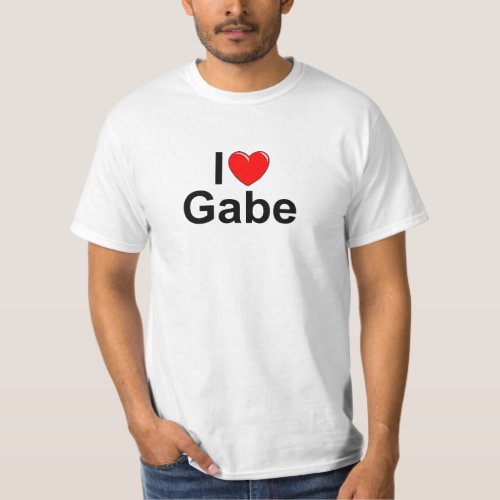 I Love Heart Gabe T_Shirt