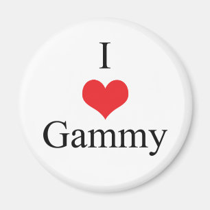 I Love (Heart) Gammy Magnet