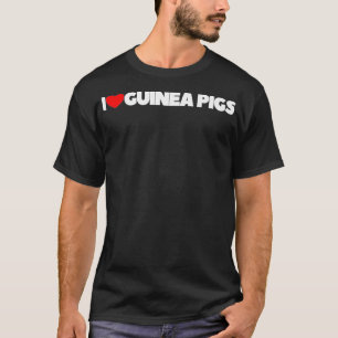 I Love Heart Guinea Pigs Premium T-Shirt