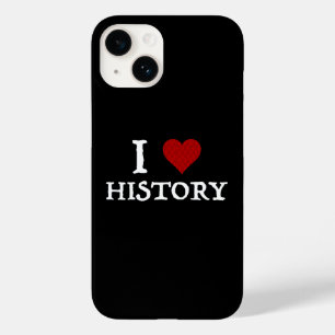 I Love (Heart) History Case-Mate iPhone 14 Case