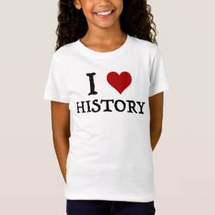 I Love (Heart) History T-Shirt