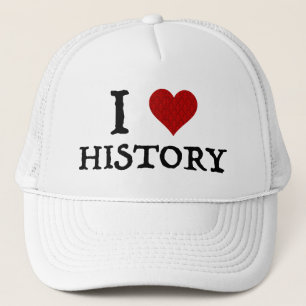 I Love (Heart) History Trucker Hat