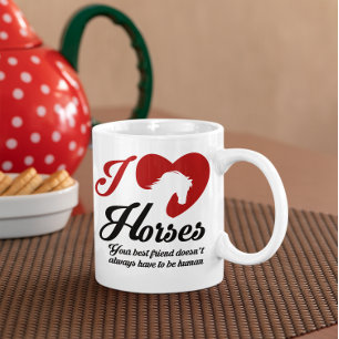 I Love/Heart Horses Coffee Mug