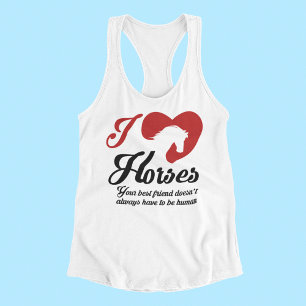 I Love/Heart Horses Tank Top