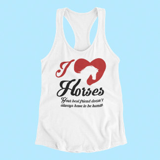 I Love/Heart Horses Tank Top