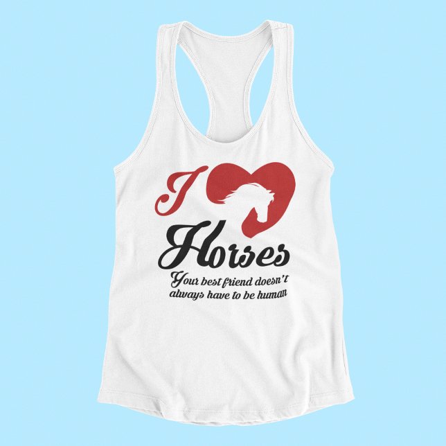 I Love/Heart Horses Tank Top (Creator Uploaded)
