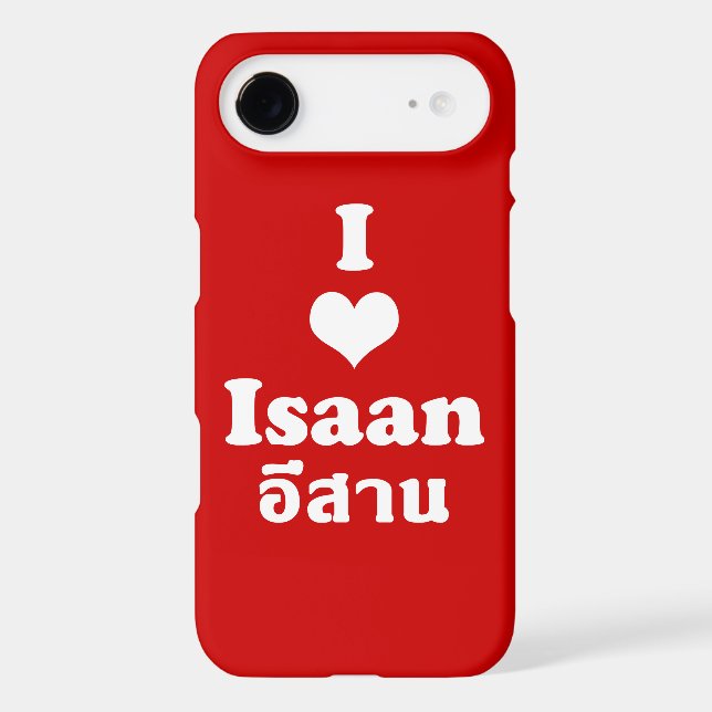 I Love (Heart) Isaan Case-Mate iPhone Case (Back)
