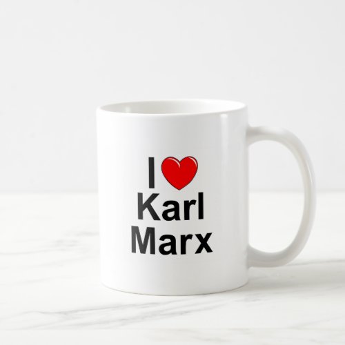I Love Heart Karl Marx Coffee Mug