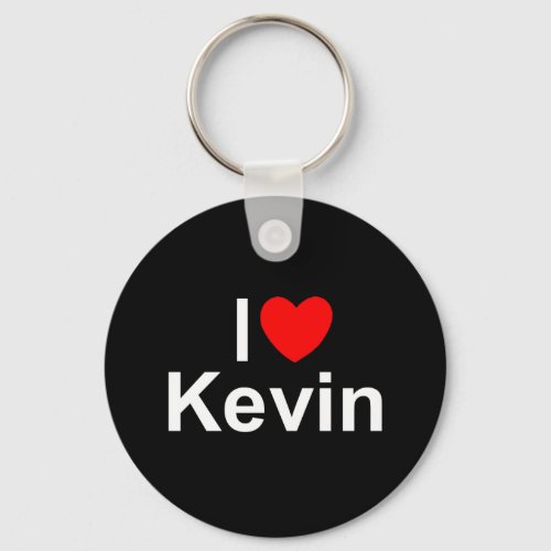 I Love Heart Kevin Keychain