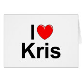 I Love (Heart) Kris (Front Horizontal)