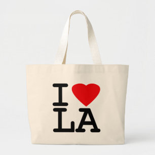 I Love Heart LA Large Tote Bag